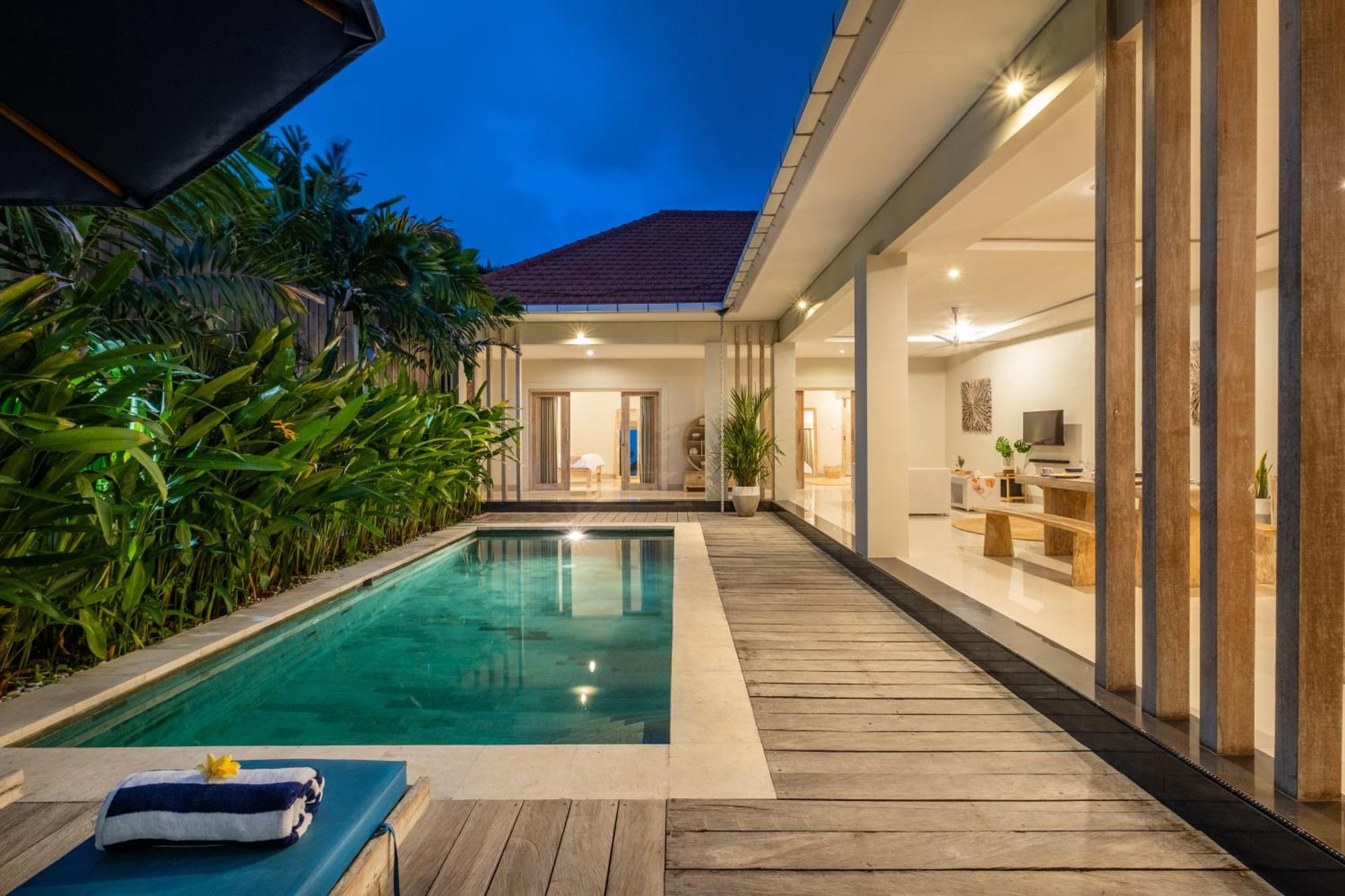 ☆ Villa Larissa ☆ Seminyak 2BR Pool Kuta Petitenget Bagian luar foto