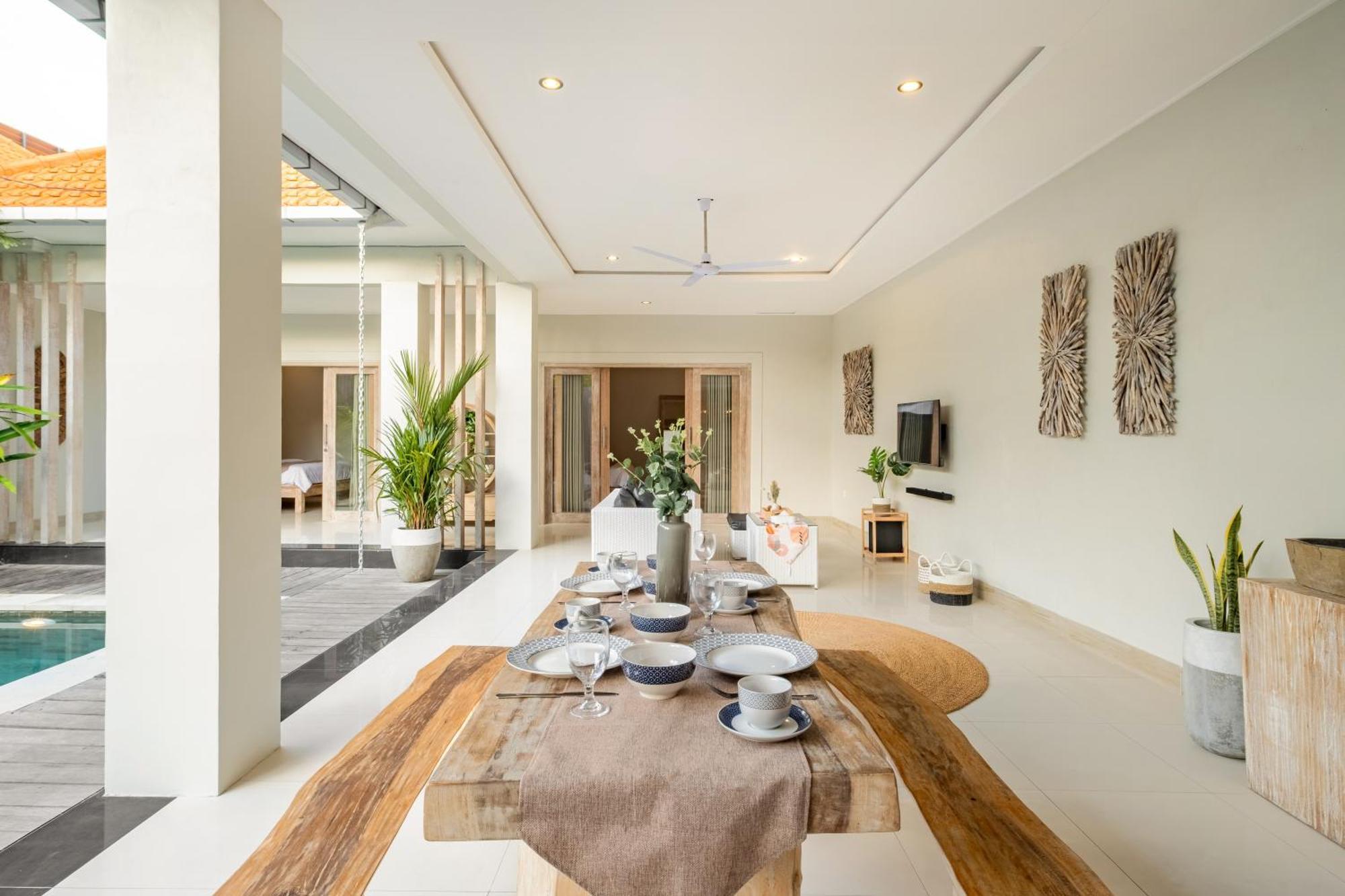 ☆ Villa Larissa ☆ Seminyak 2BR Pool Kuta Petitenget Bagian luar foto