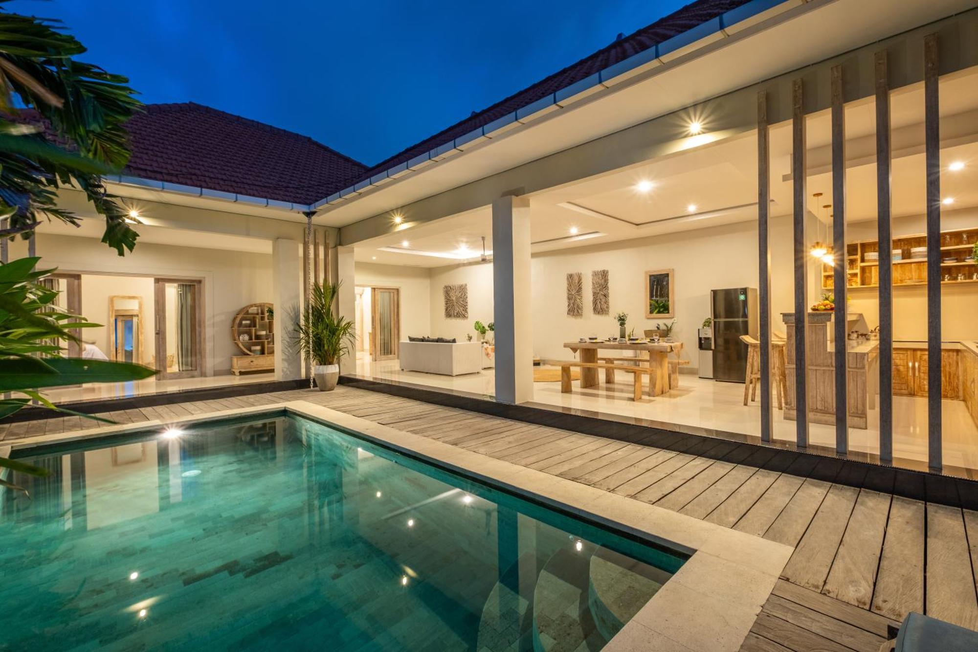 ☆ Villa Larissa ☆ Seminyak 2BR Pool Kuta Petitenget Bagian luar foto
