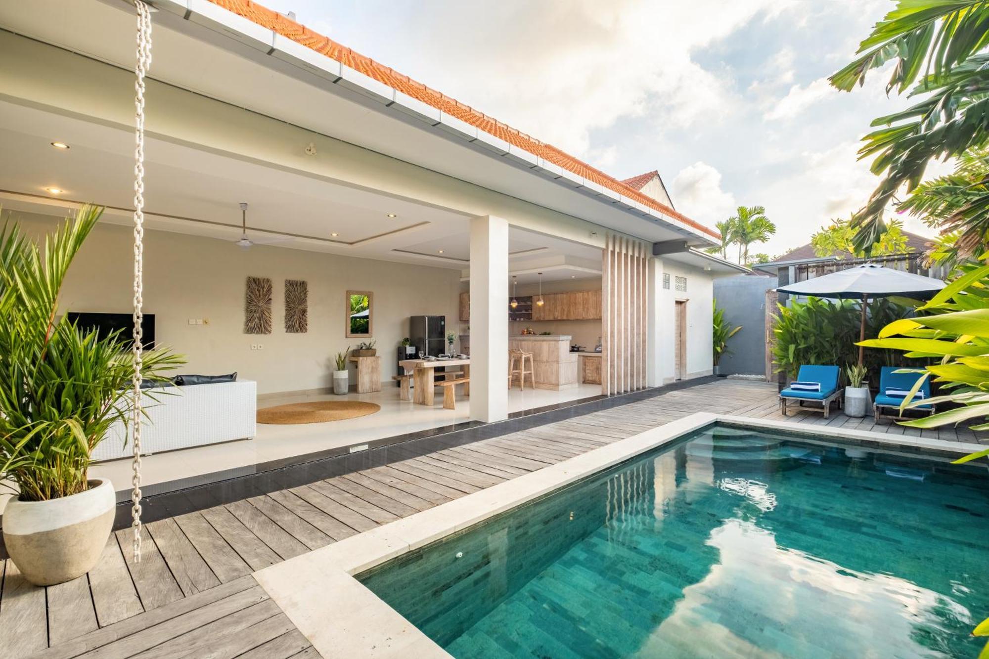 ☆ Villa Larissa ☆ Seminyak 2BR Pool Kuta Petitenget Bagian luar foto