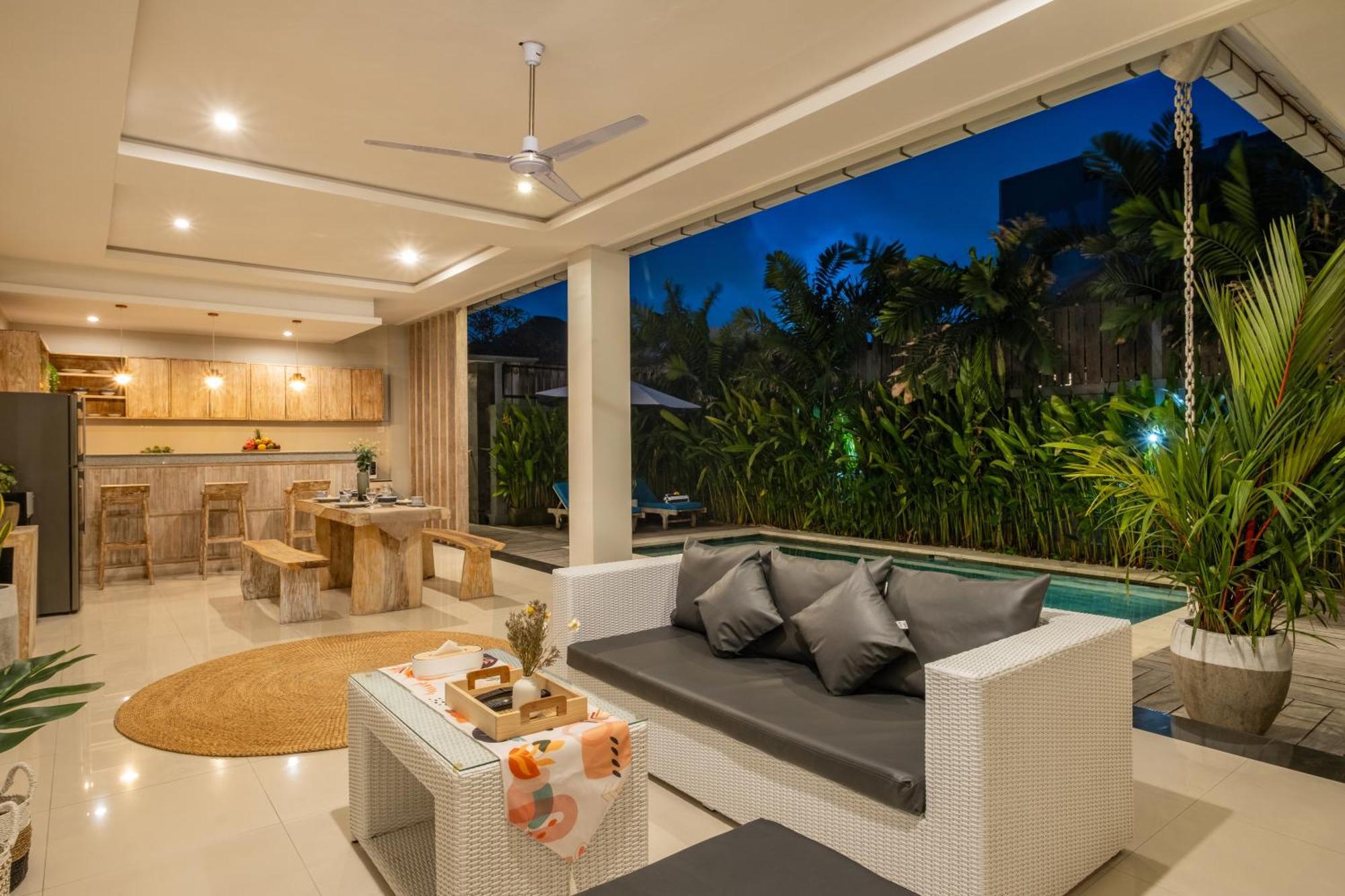 ☆ Villa Larissa ☆ Seminyak 2BR Pool Kuta Petitenget Bagian luar foto