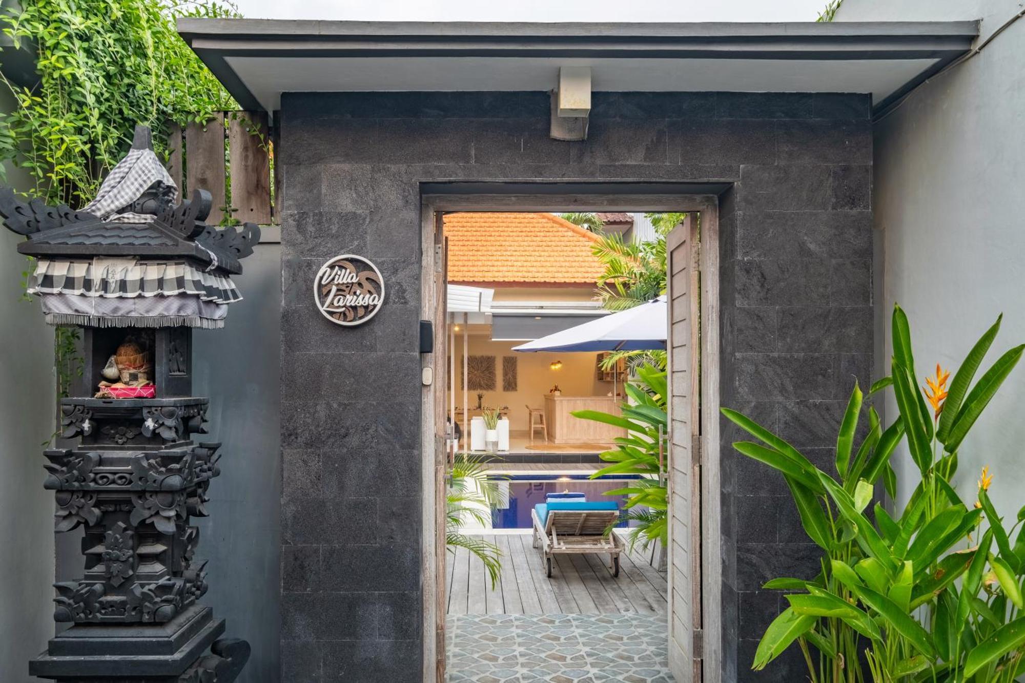 ☆ Villa Larissa ☆ Seminyak 2BR Pool Kuta Petitenget Bagian luar foto