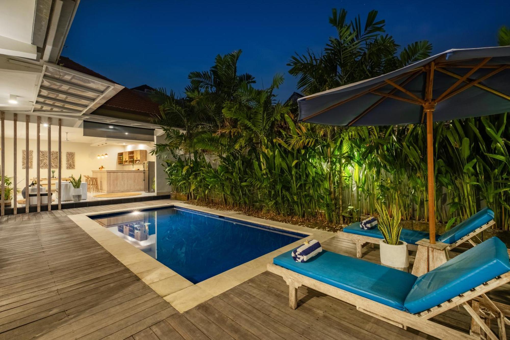 ☆ Villa Larissa ☆ Seminyak 2BR Pool Kuta Petitenget Bagian luar foto